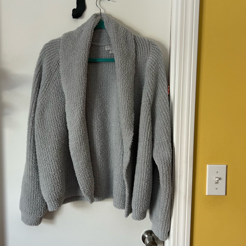 Barefoot Dreams Soft Gray Cardigan